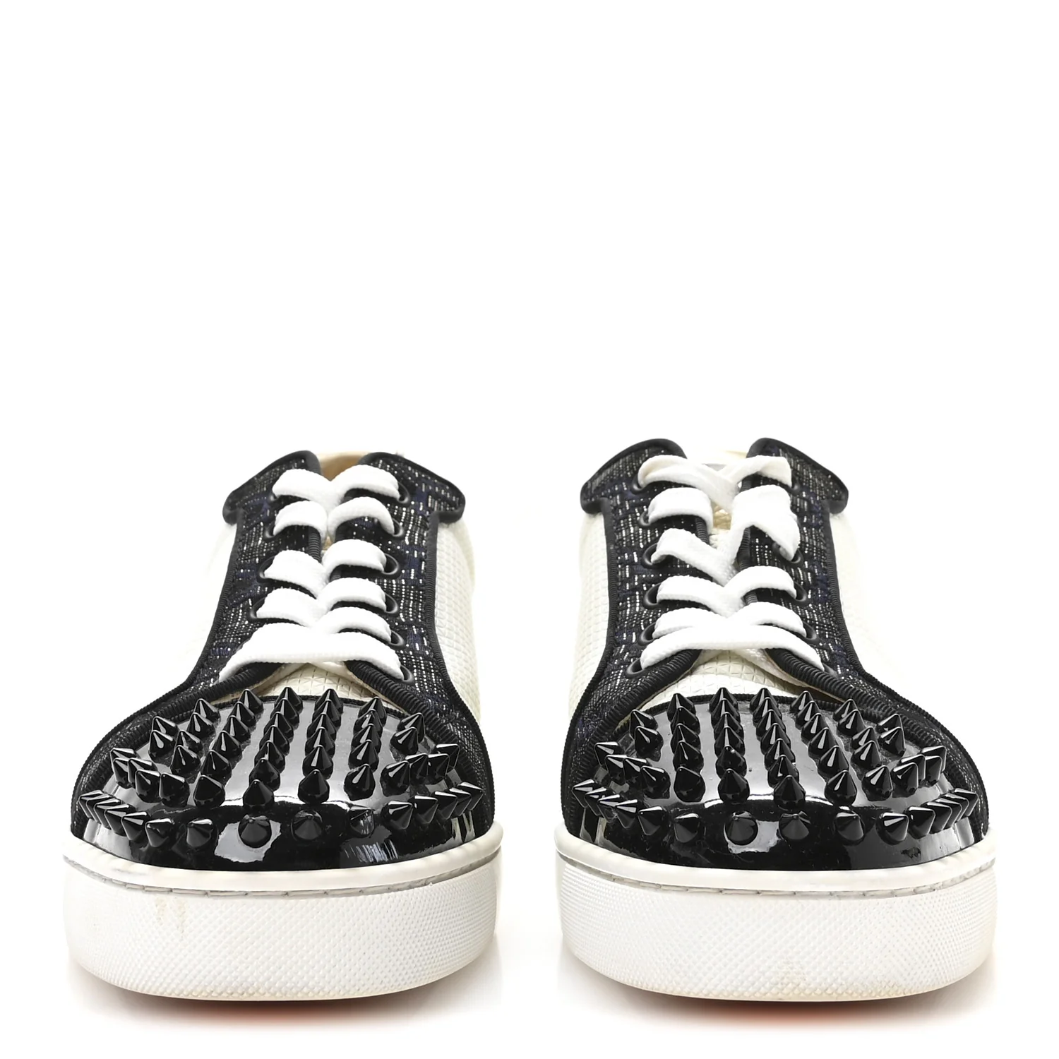Calfskin Mens Louis Junior Spikes Orlato Flat Sneakers 42 Multicolor - Top Club