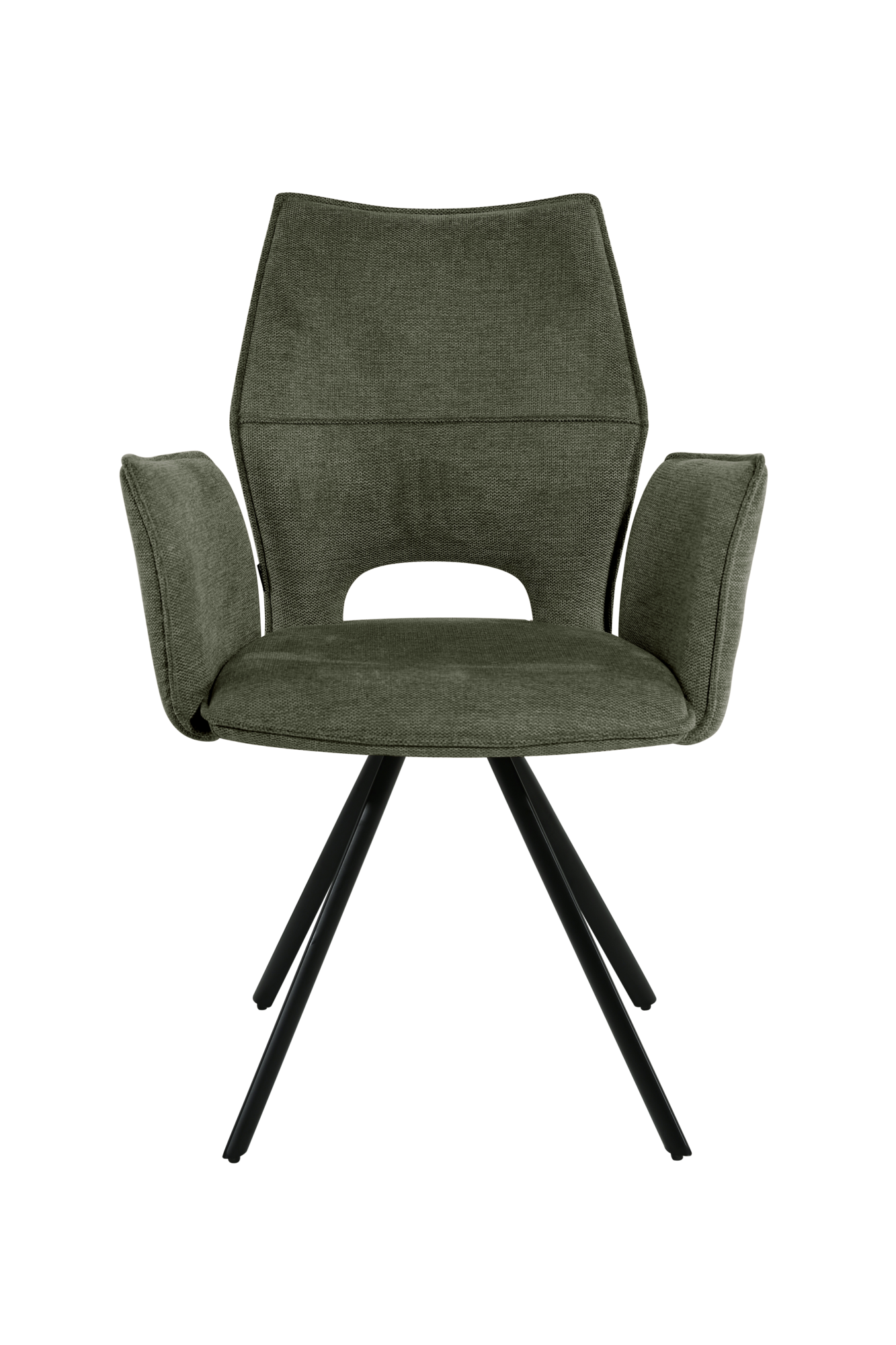 Maye armstoel stof groen