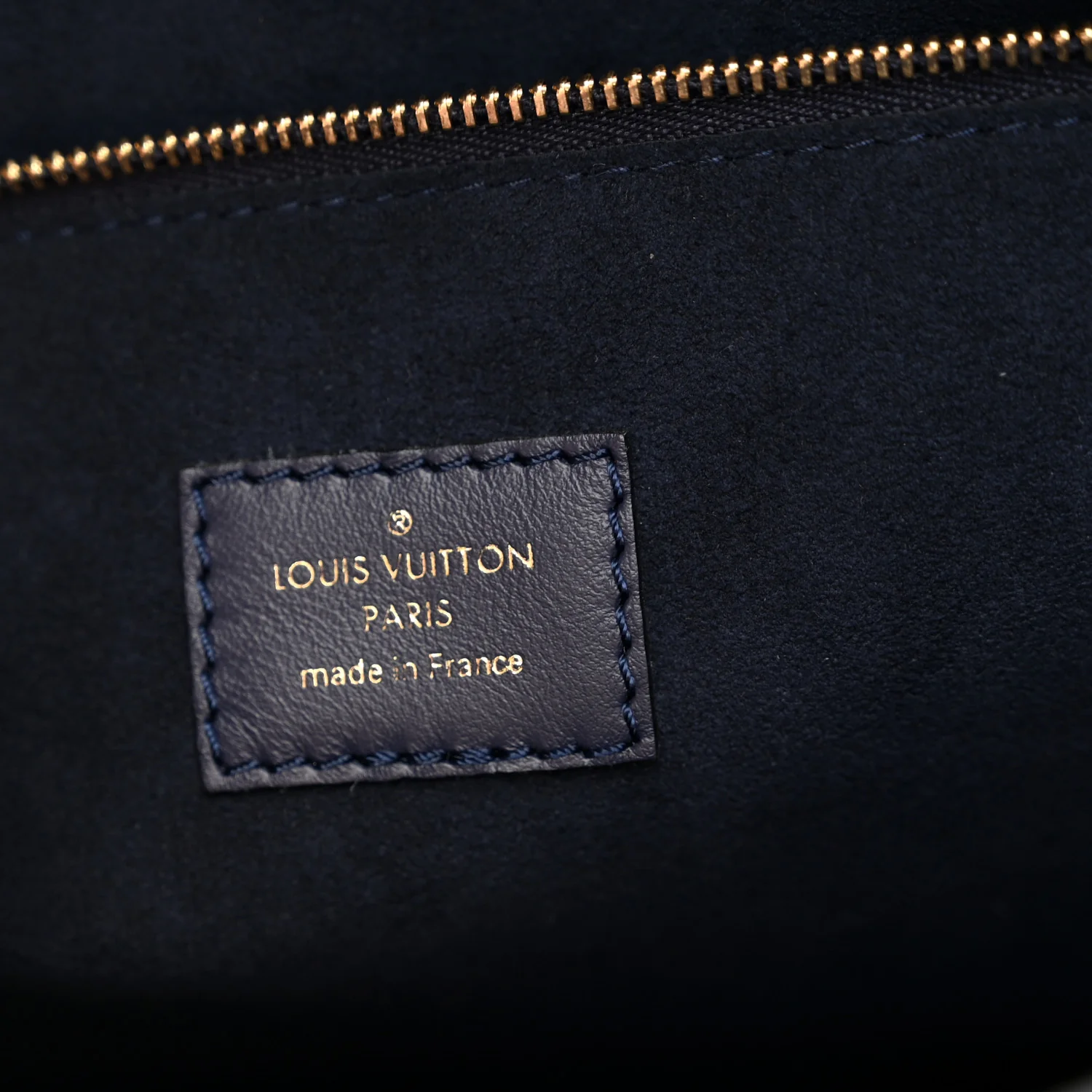Calfskin Mahina Braided On My Side MM Navy Blue - Top Club