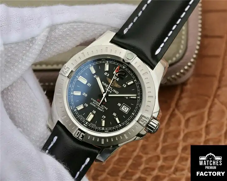 Breitling Colt Automatic A1738811 / BD44 / 435X / A20BA.1 GF Factory Black Strap