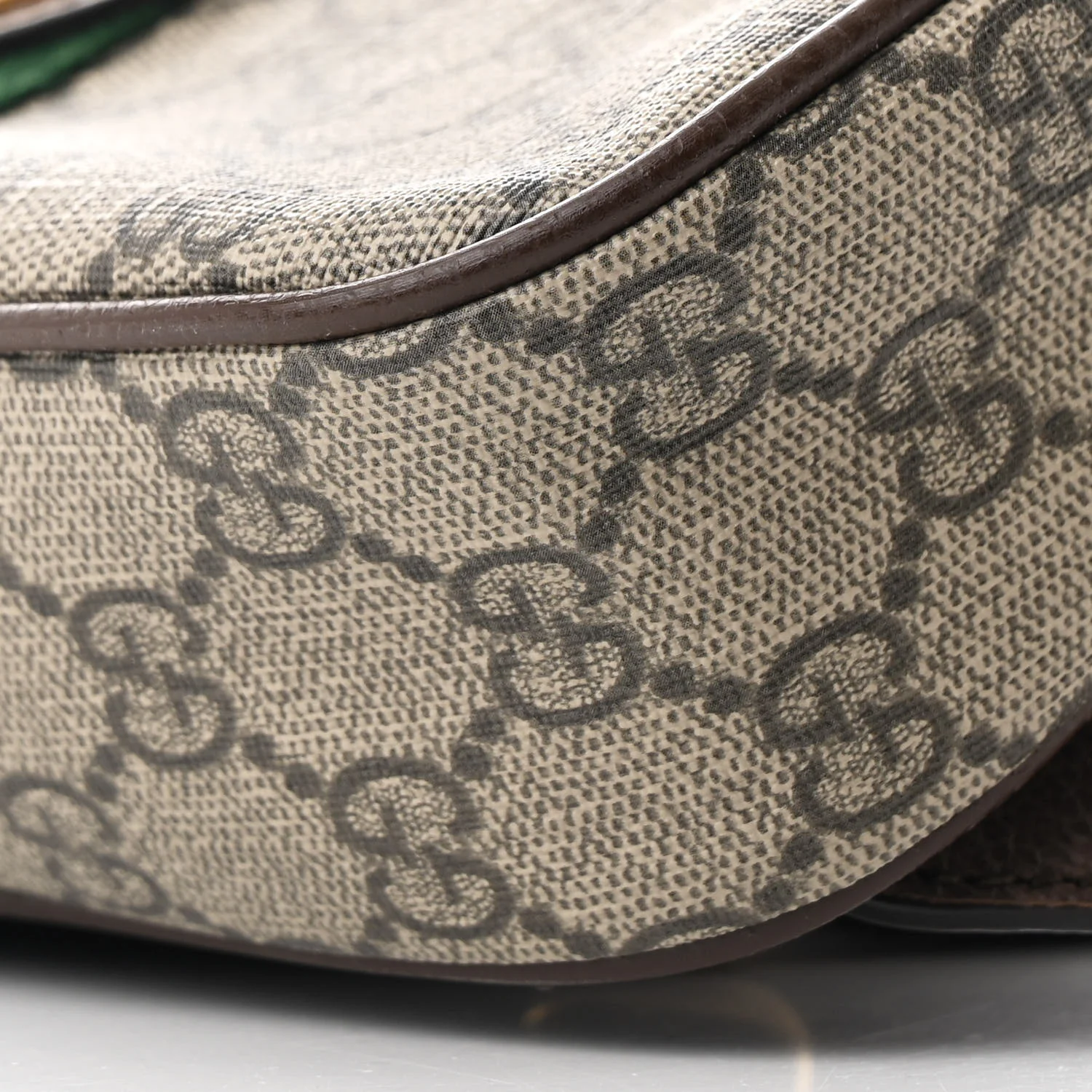 Soft GG Supreme Monogram Medium Ophidia Belt Bag Dark Brown - Top Club
