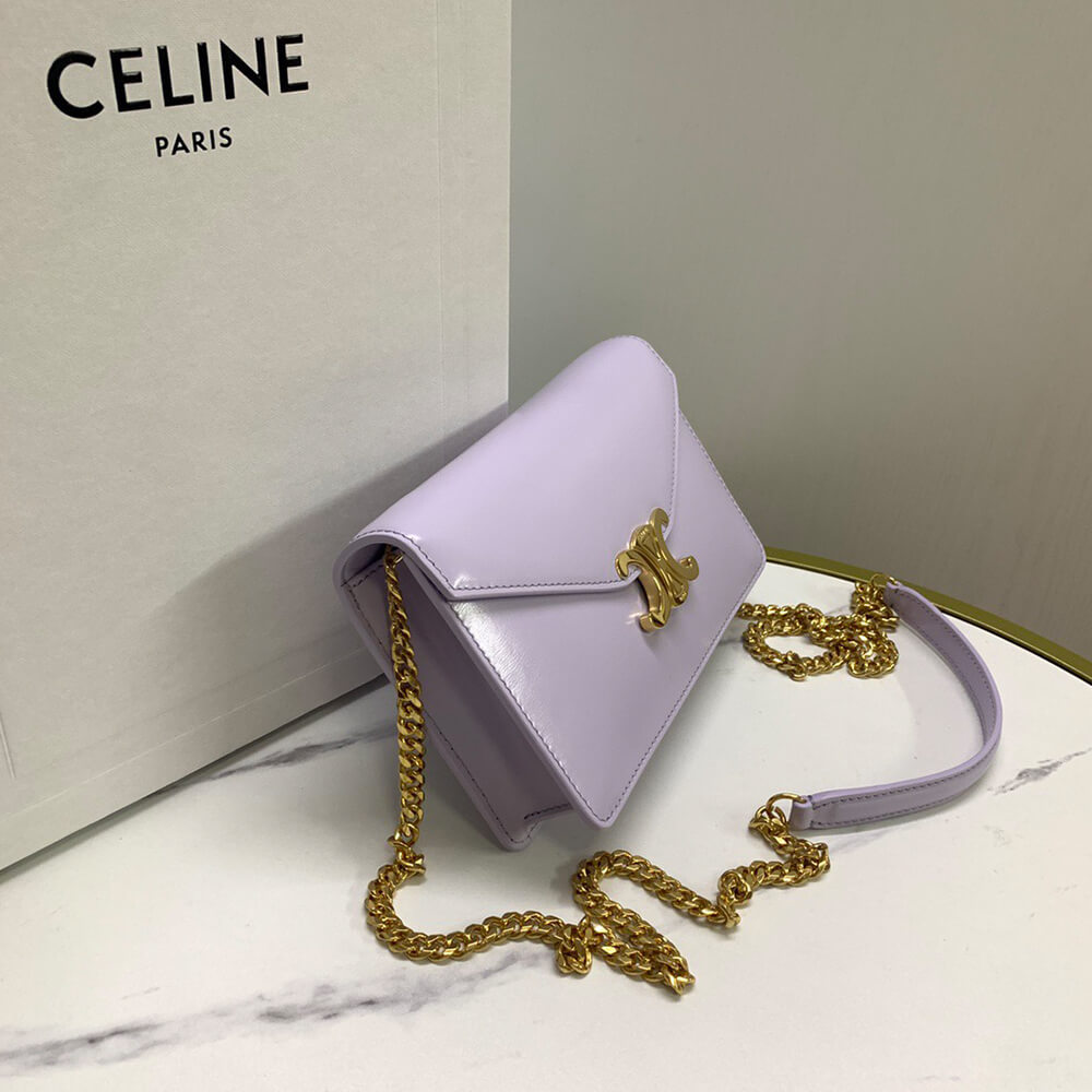 WALLET ON CHAIN MARGO in Shiny calfskin(HIGH-END GRADE) - Top Club
