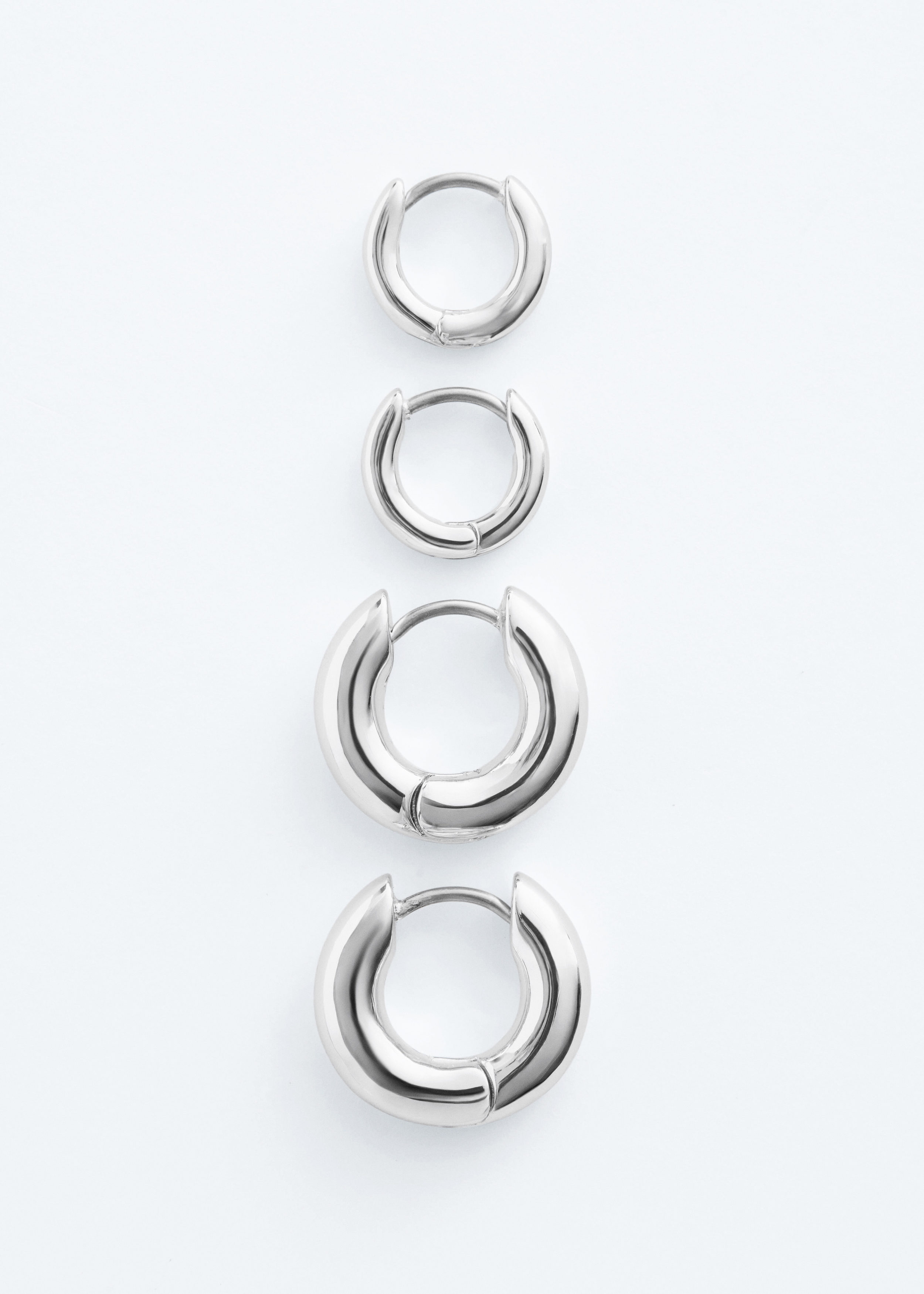 & Other Stories CHUNKY HOOP EARRING SET