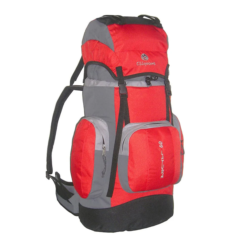 Trekking backpack Clisport LATERA 60L red