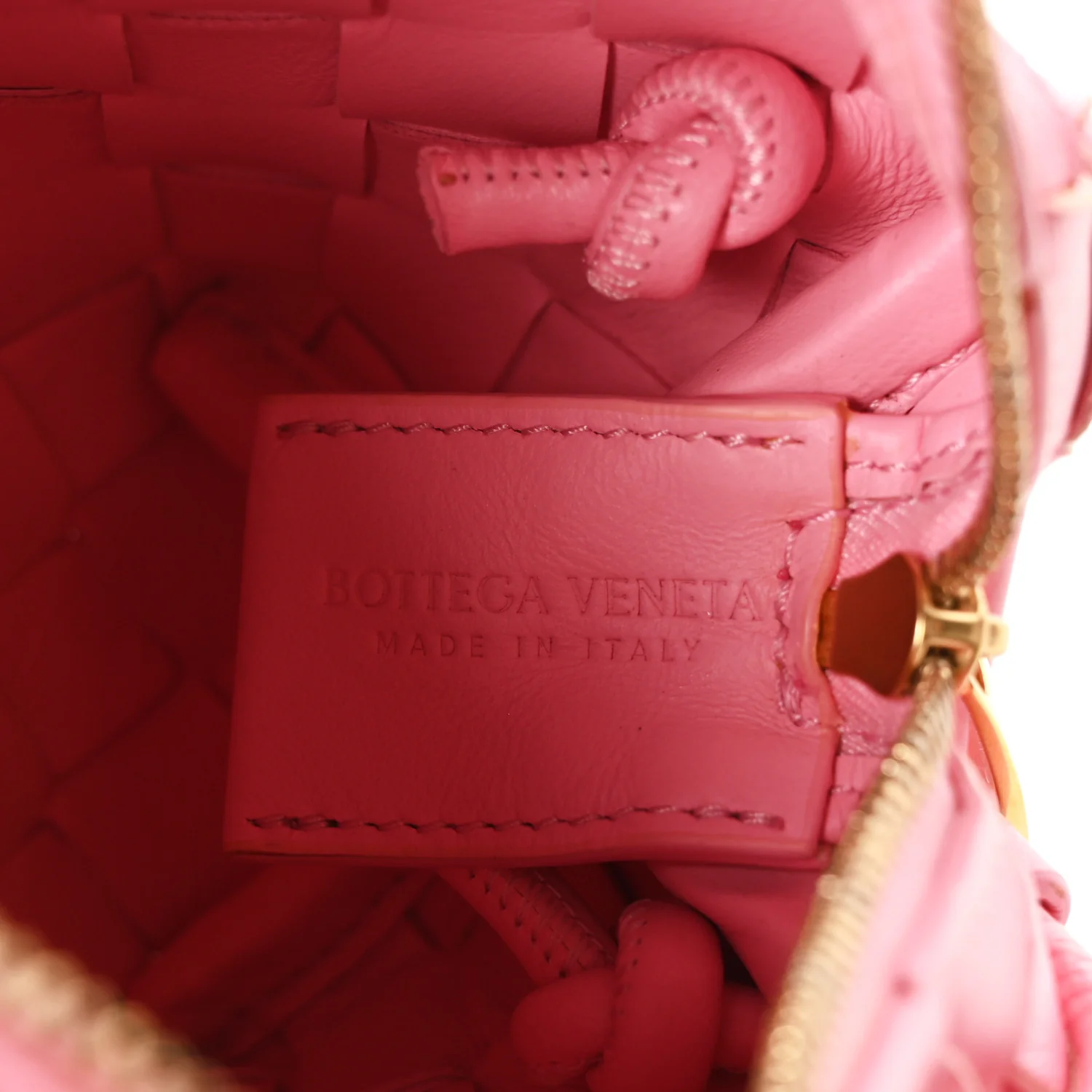 Nappa Intrecciato Candy Loop Camera Bag Ribbon - Top Club
