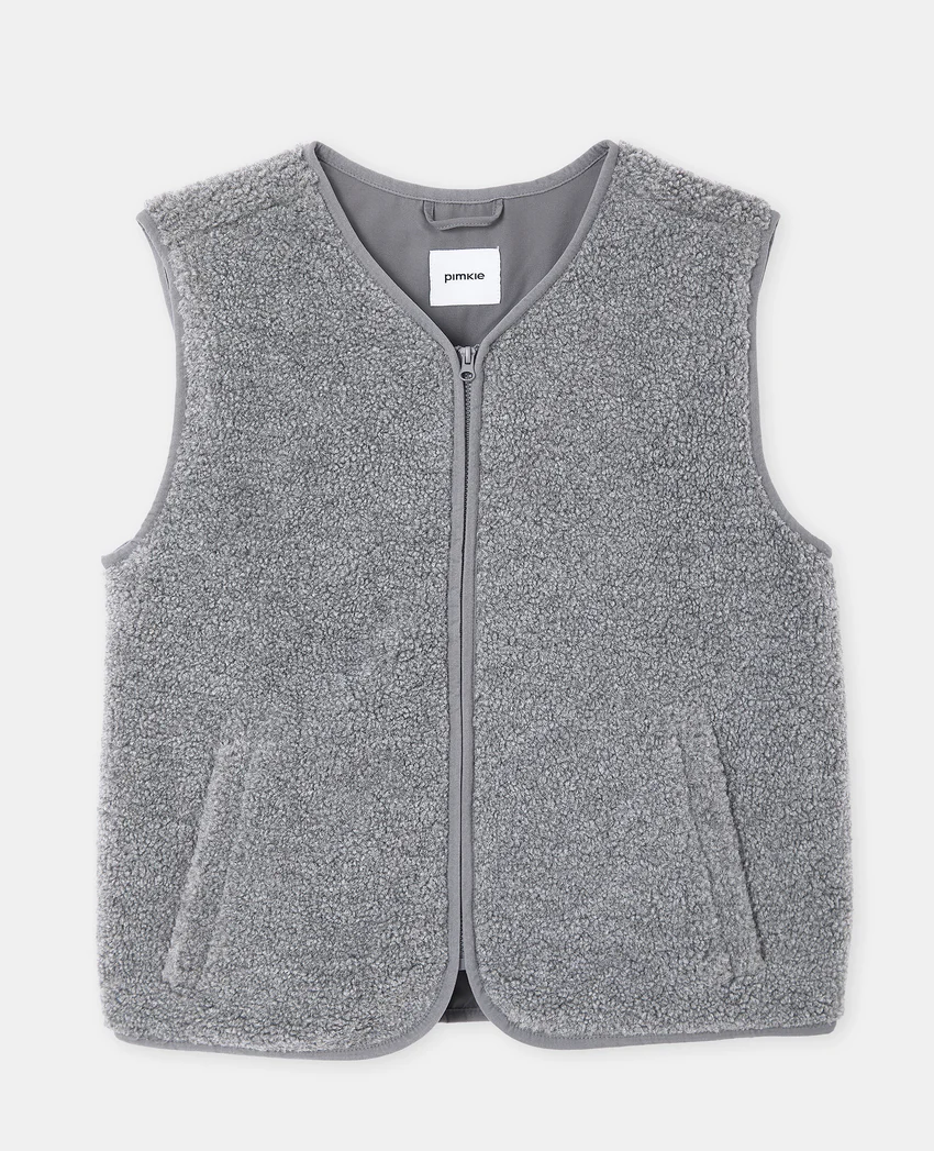 Pimkie Veste sans manches zippée en sherpa