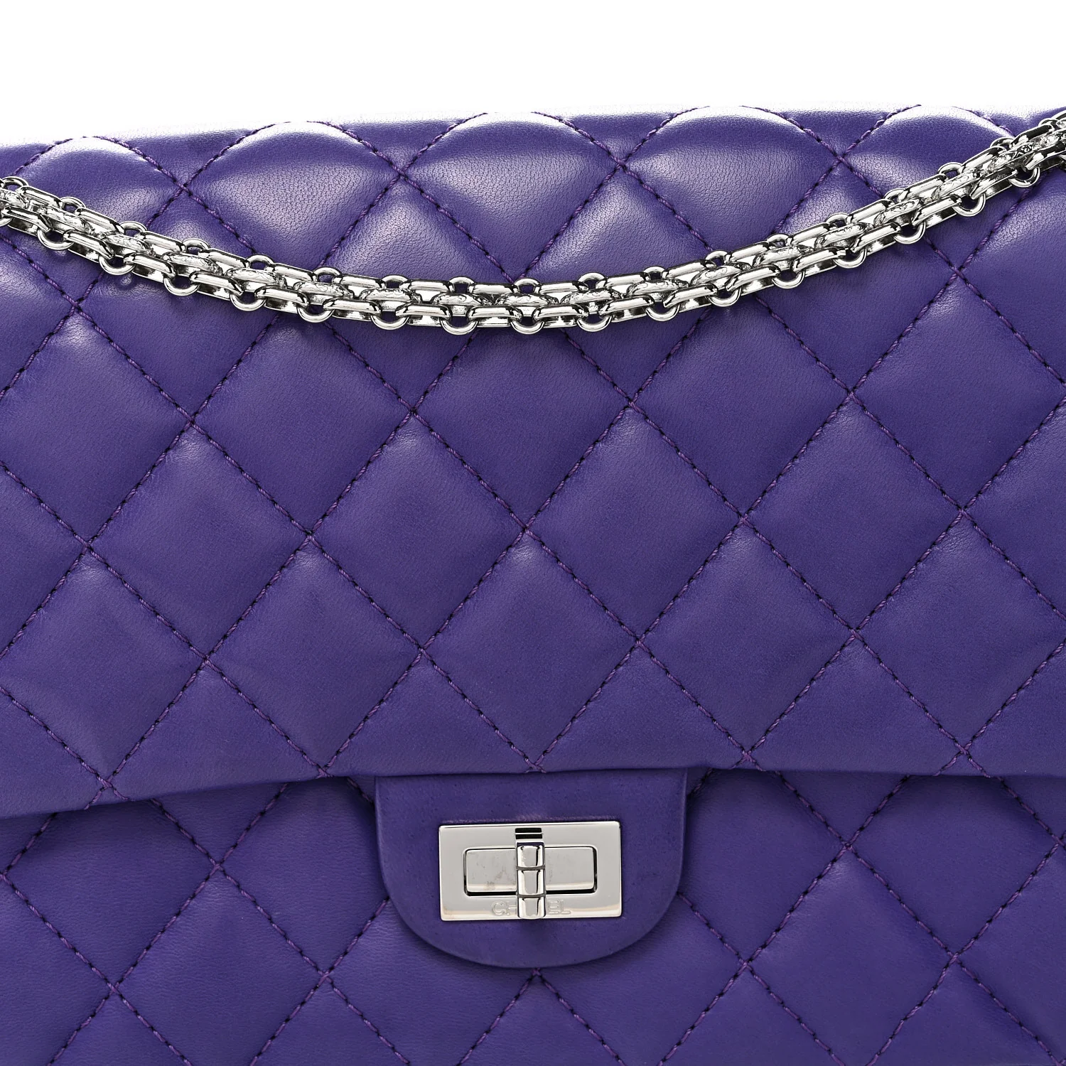 Lambskin Quilted 2.55 Reissue 226 Flap Purple - Top Club