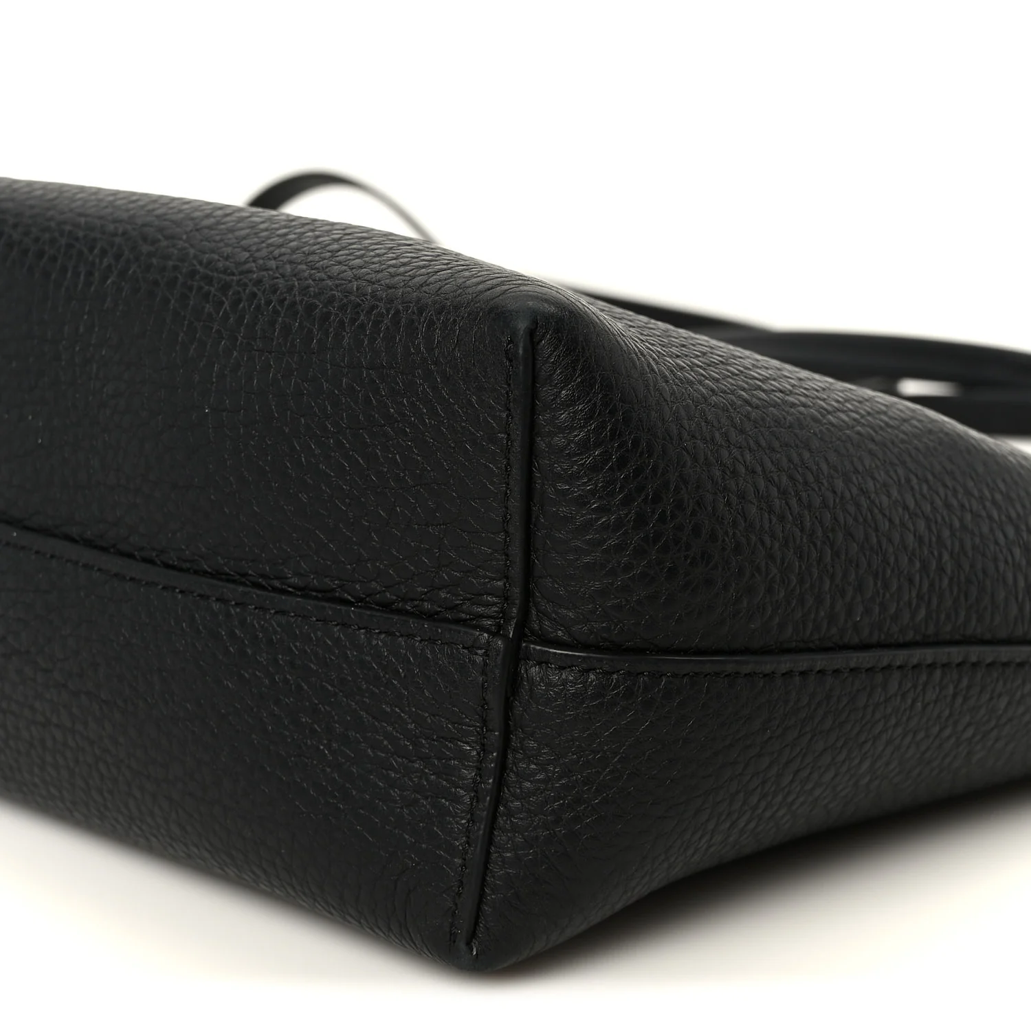 Grained Calfskin Small Park Tote Black - Top Club