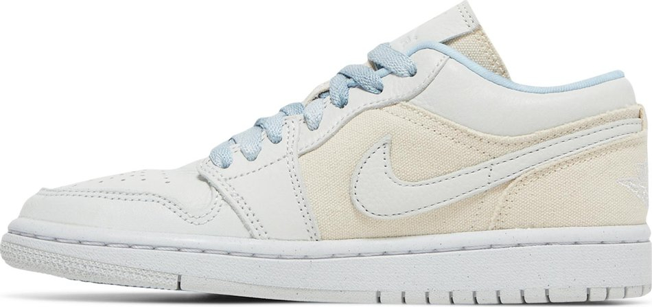 Wmns Air Jordan 1 Low  Sail Canvas  DQ4151-500 - Sneaker Replica Workshop