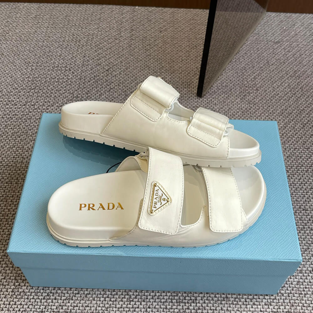 PRADA Nappa leather slides - Top Club