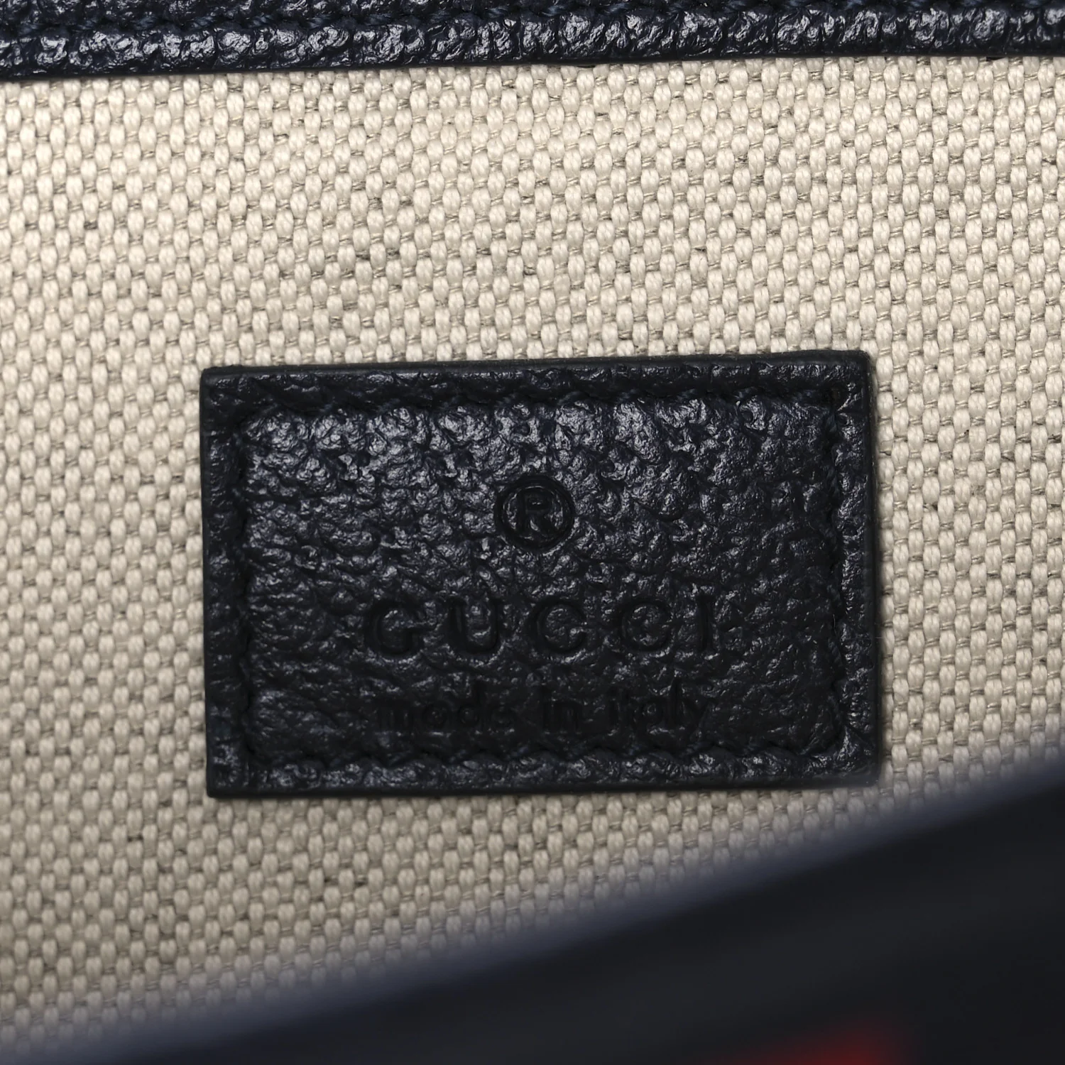 GG Supreme Monogram Web Small Ophidia Belt Bag 80 32 Beige Navy - Top Club