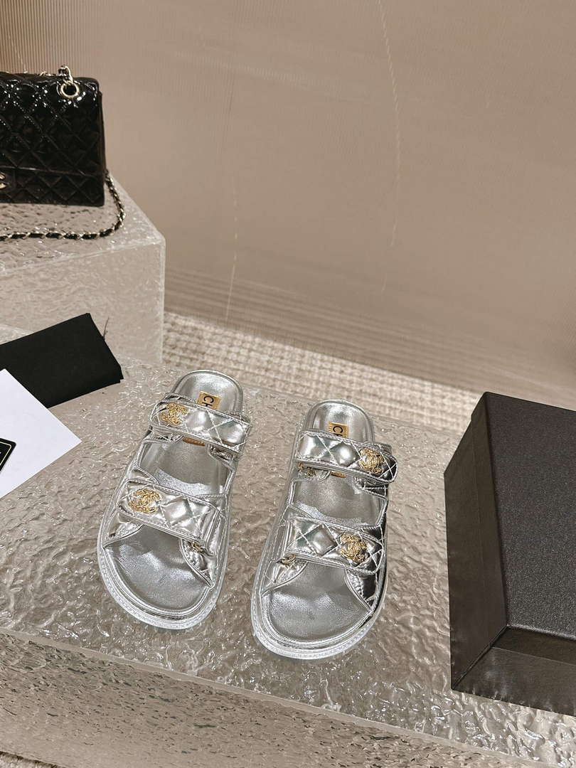 Chanel Women's Velcro sandals Fashion Shoes C93243 - Sneaker Replica Workshop