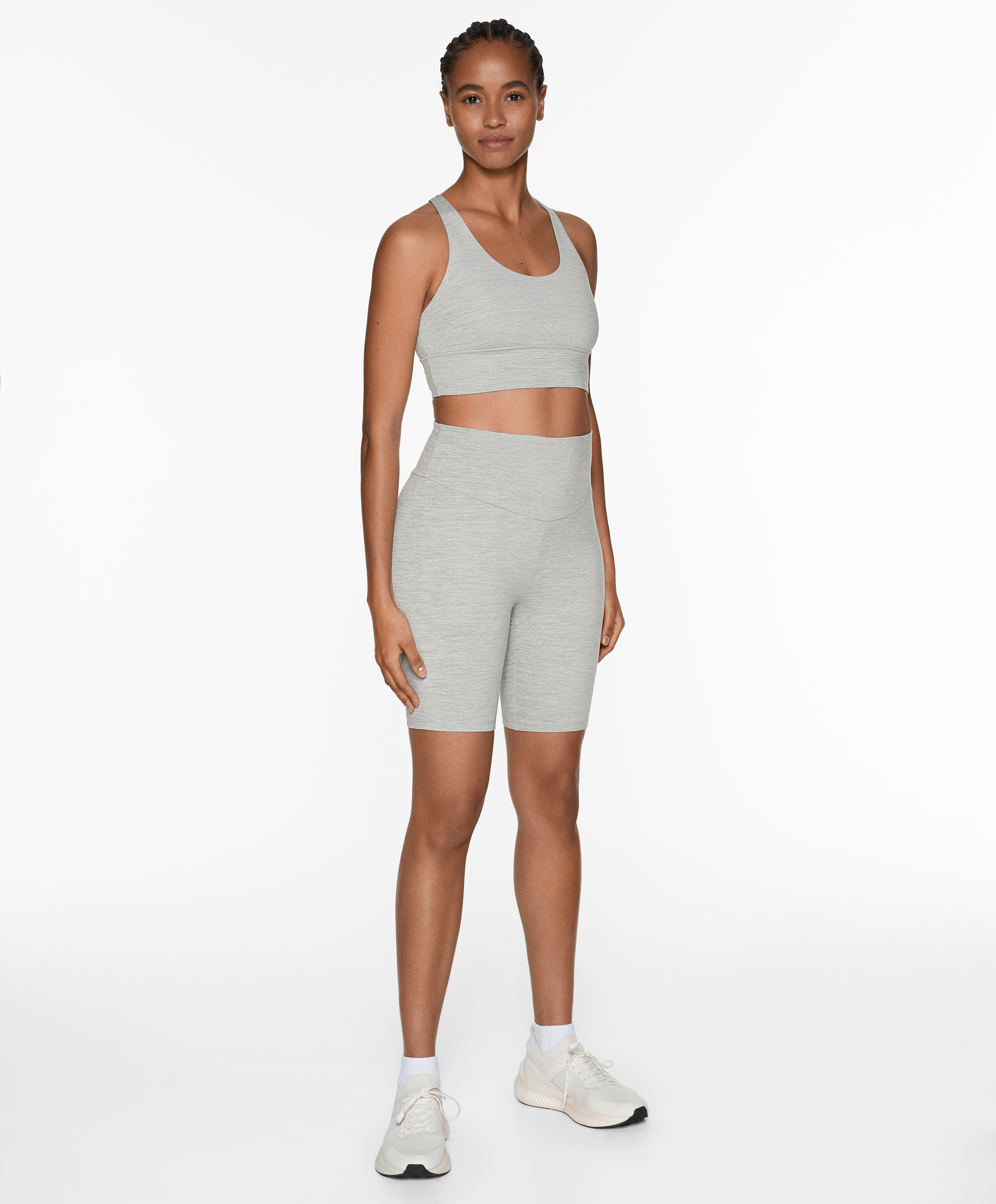 OYSHO Comfortlux high-rise 20cm biker leggings