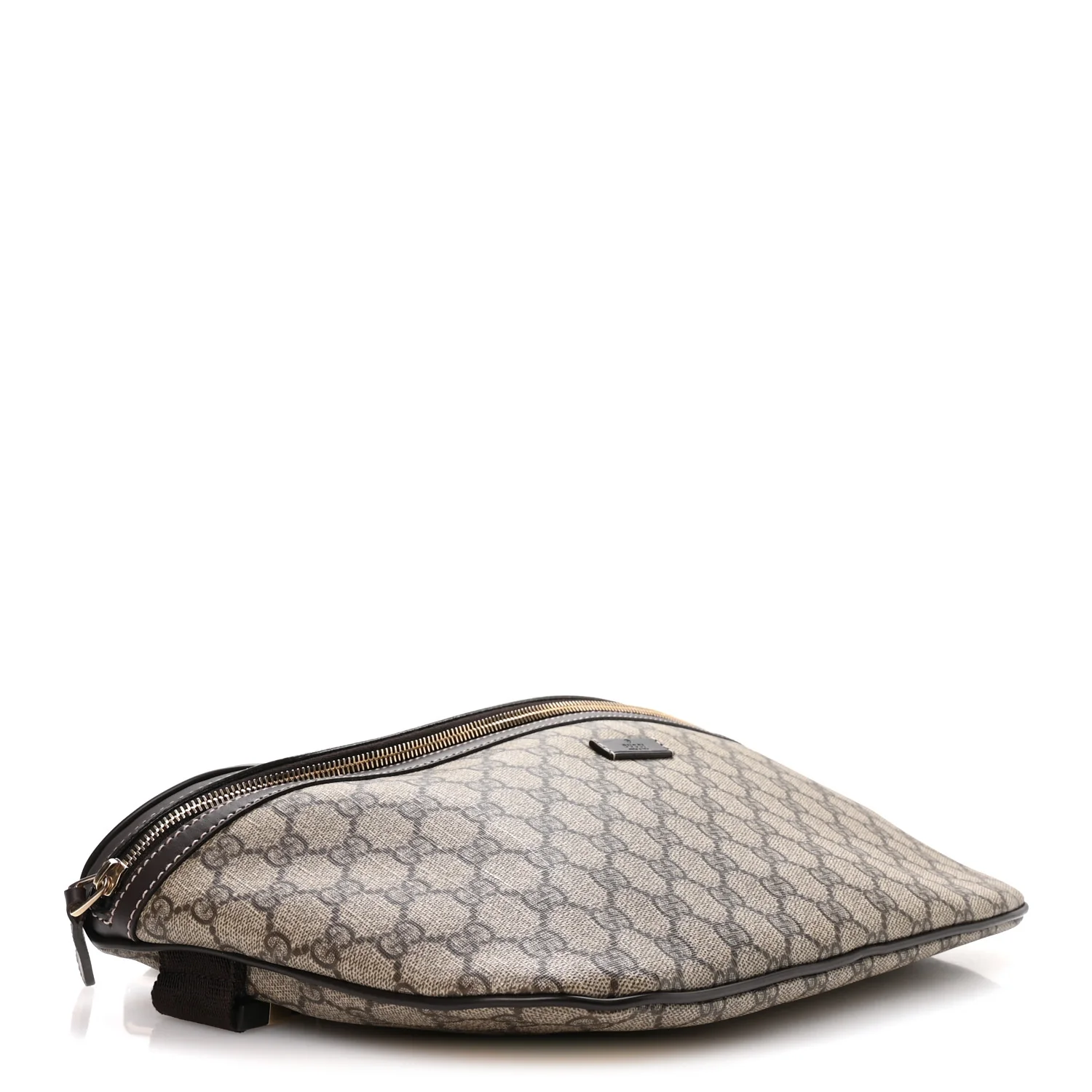 GG Supreme Monogram Belt Bag Dark Brown - Top Club