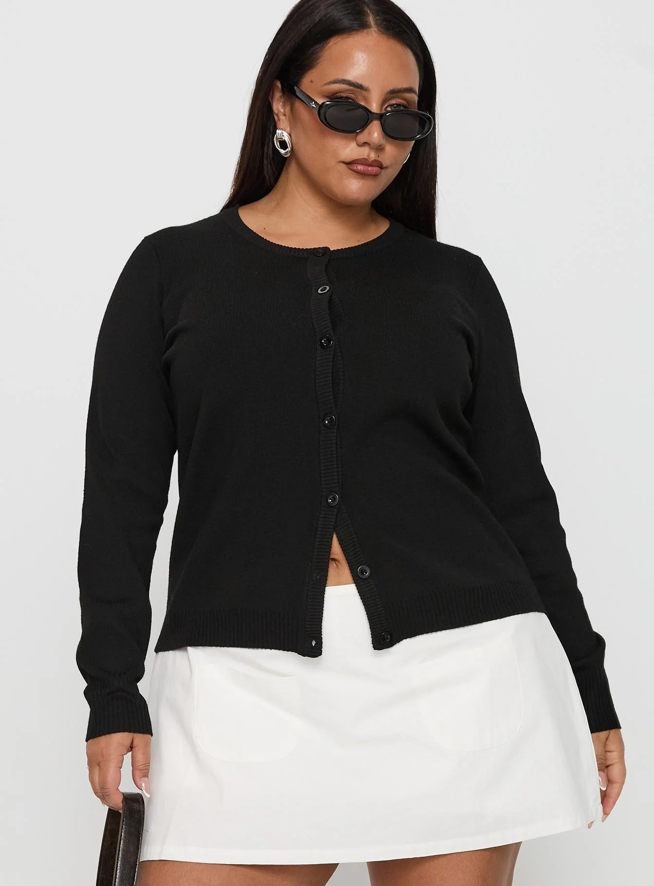 Lauraine Cardigan Black Curve