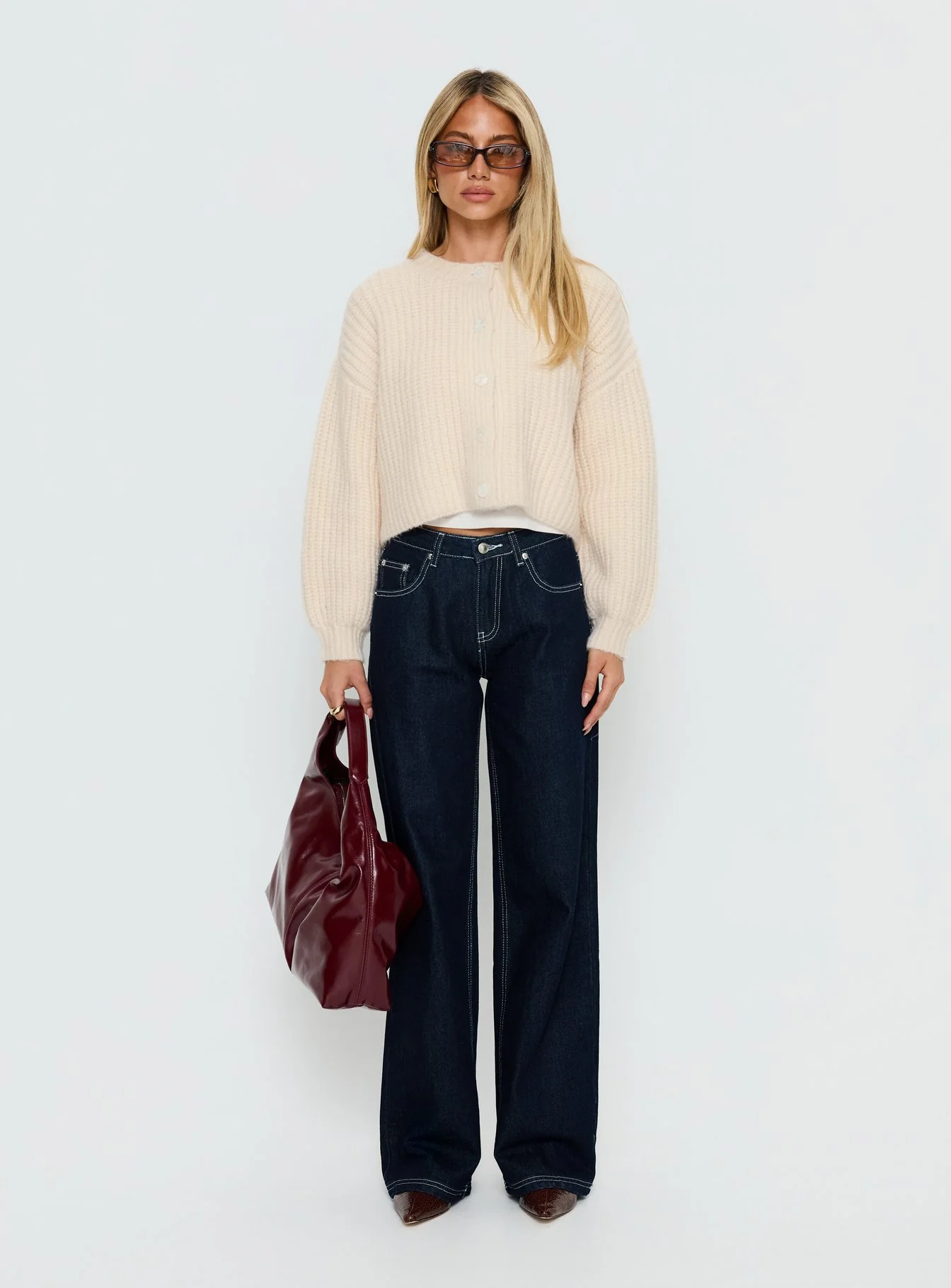 Hadly Knit Cardigan Cream