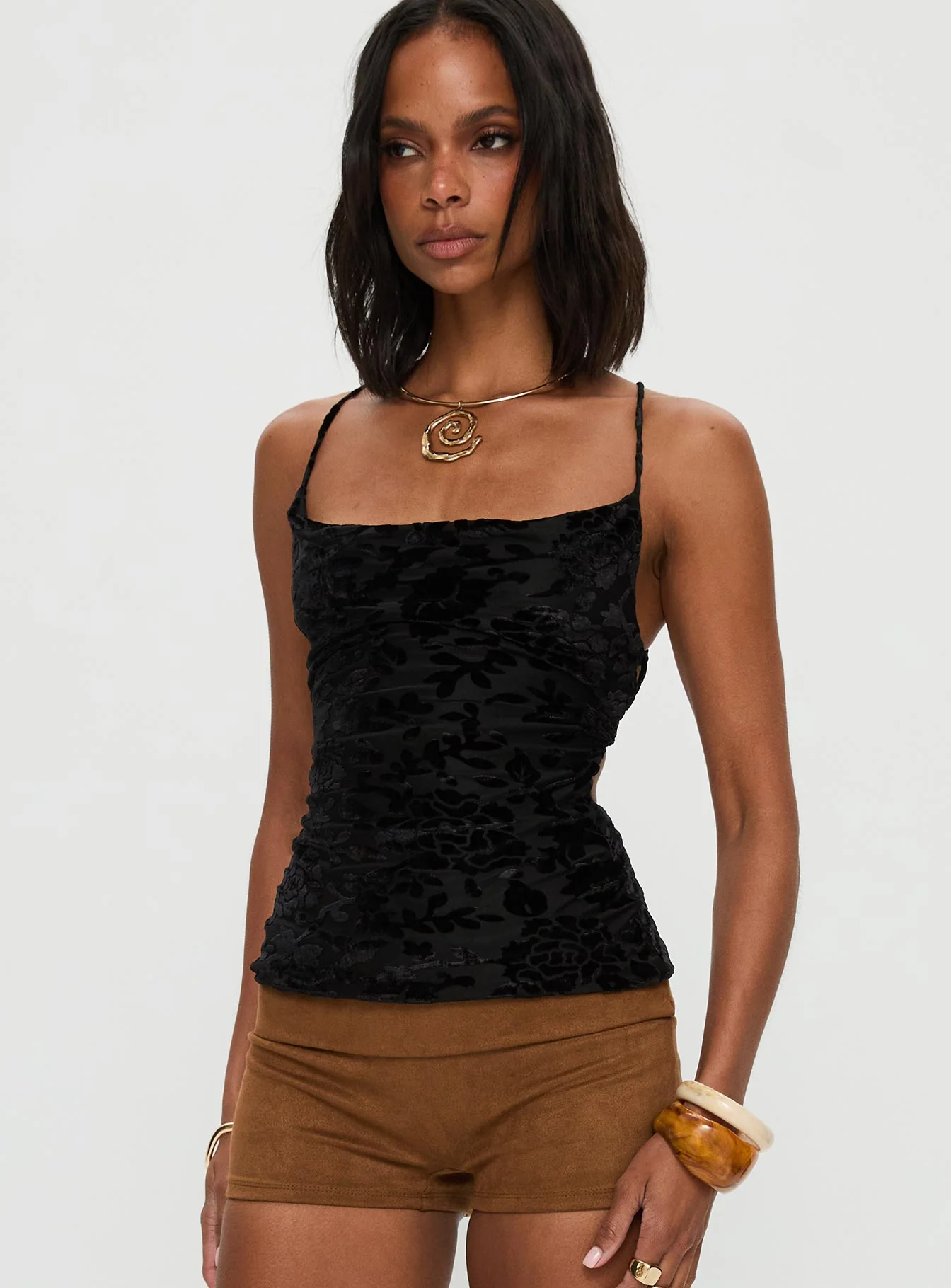 Celena Halter Top Black