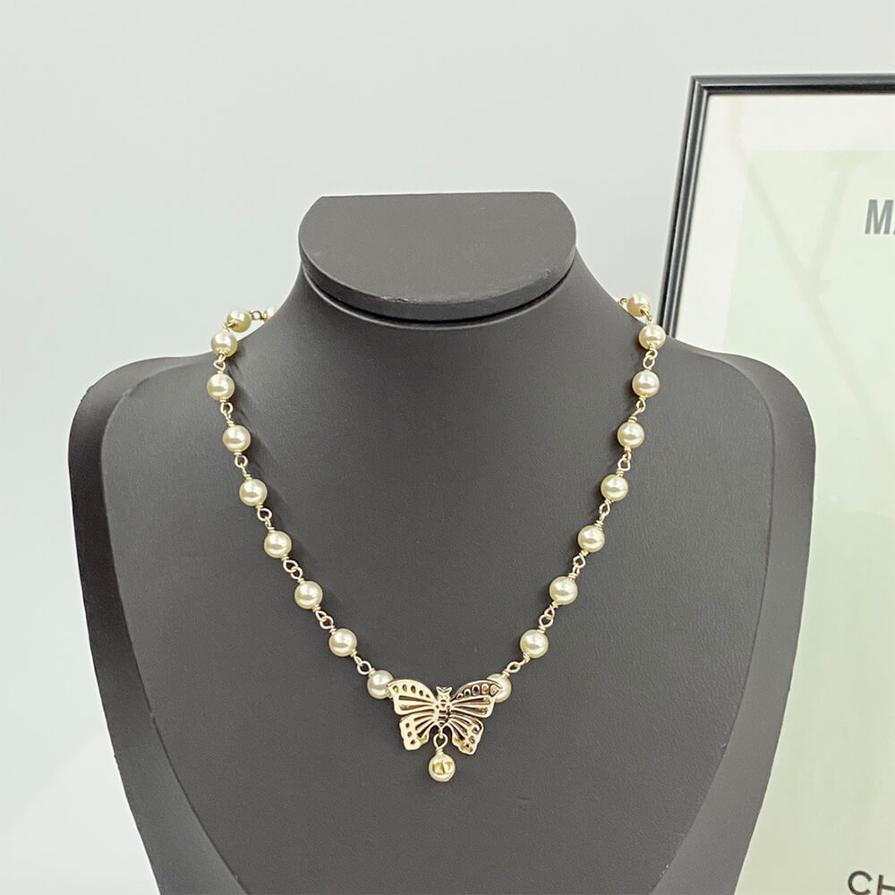 DIOR PEARL NECKLACE - Top Club