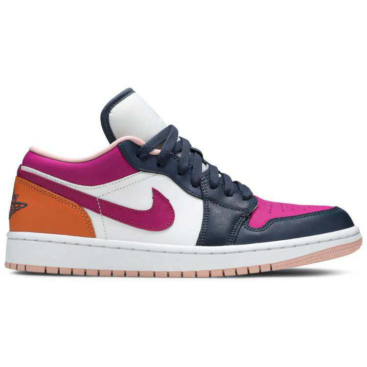 Wmns Air Jordan 1 Low SE  Mismatched-Purple Magenta  DJ4342-400 - Sneaker Replica Workshop
