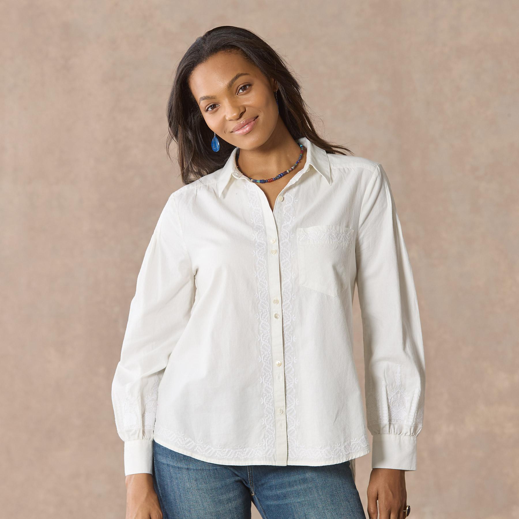 Karla Embroidered Shirt - Sundance Living