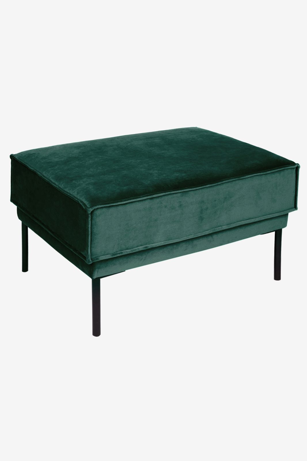 The Duchess velvet hocker Juke groen