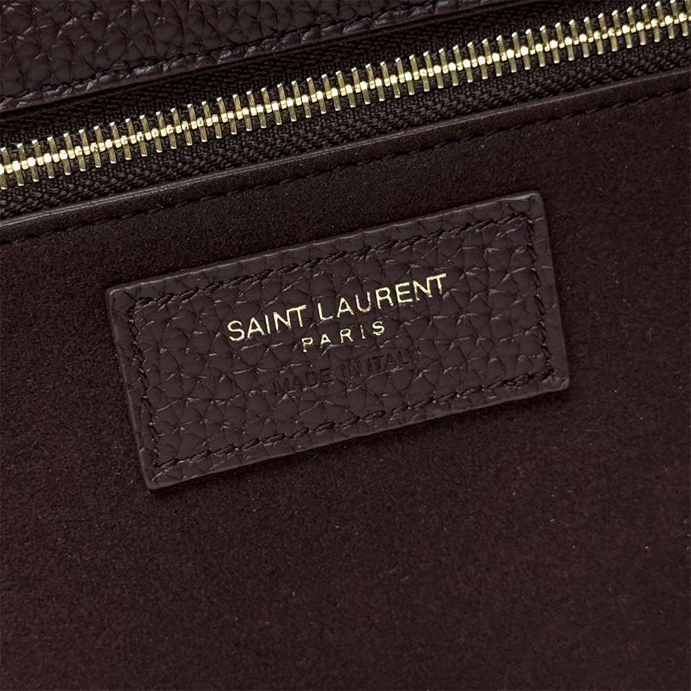 YSL LE 5 A 7 BEA IN GRAINED LEATHER - Top Club