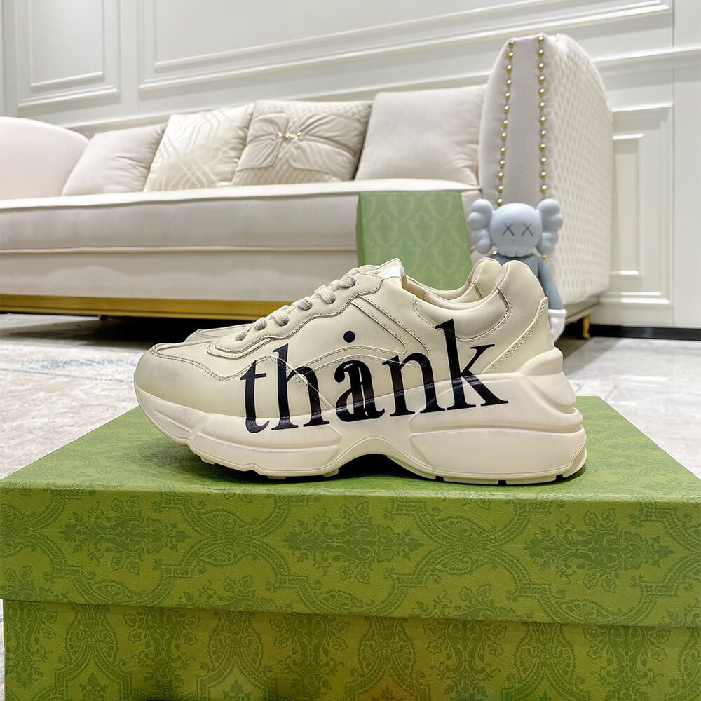 Gucci Rhyton  Think   Thank  Sneaker