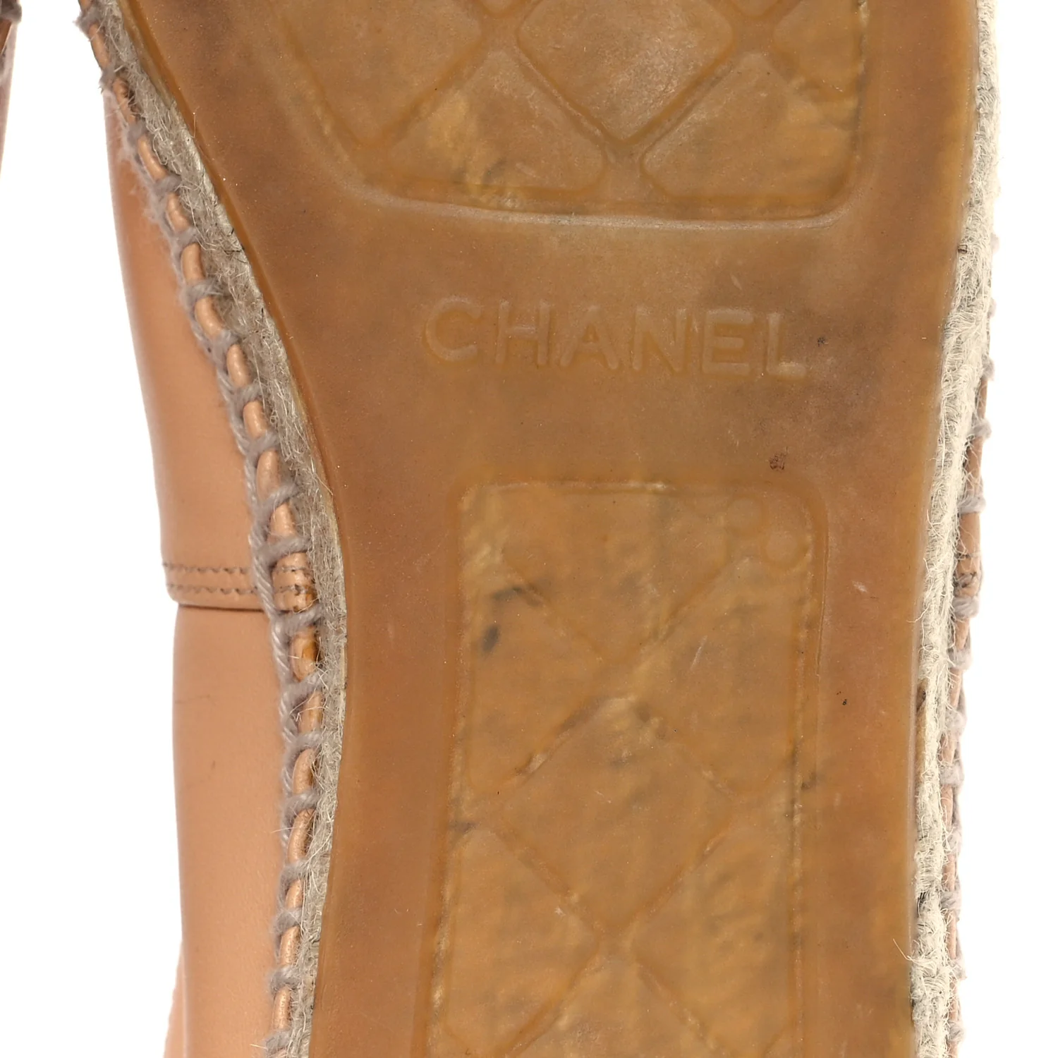 Lambskin CC Espadrilles 38 Nude - Top Club