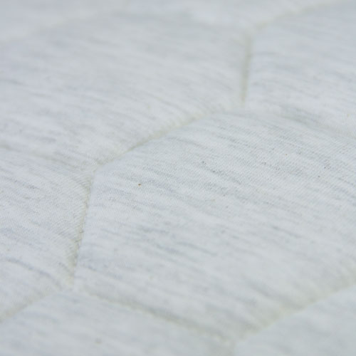 Kussen Hexagon puff ivory peacock