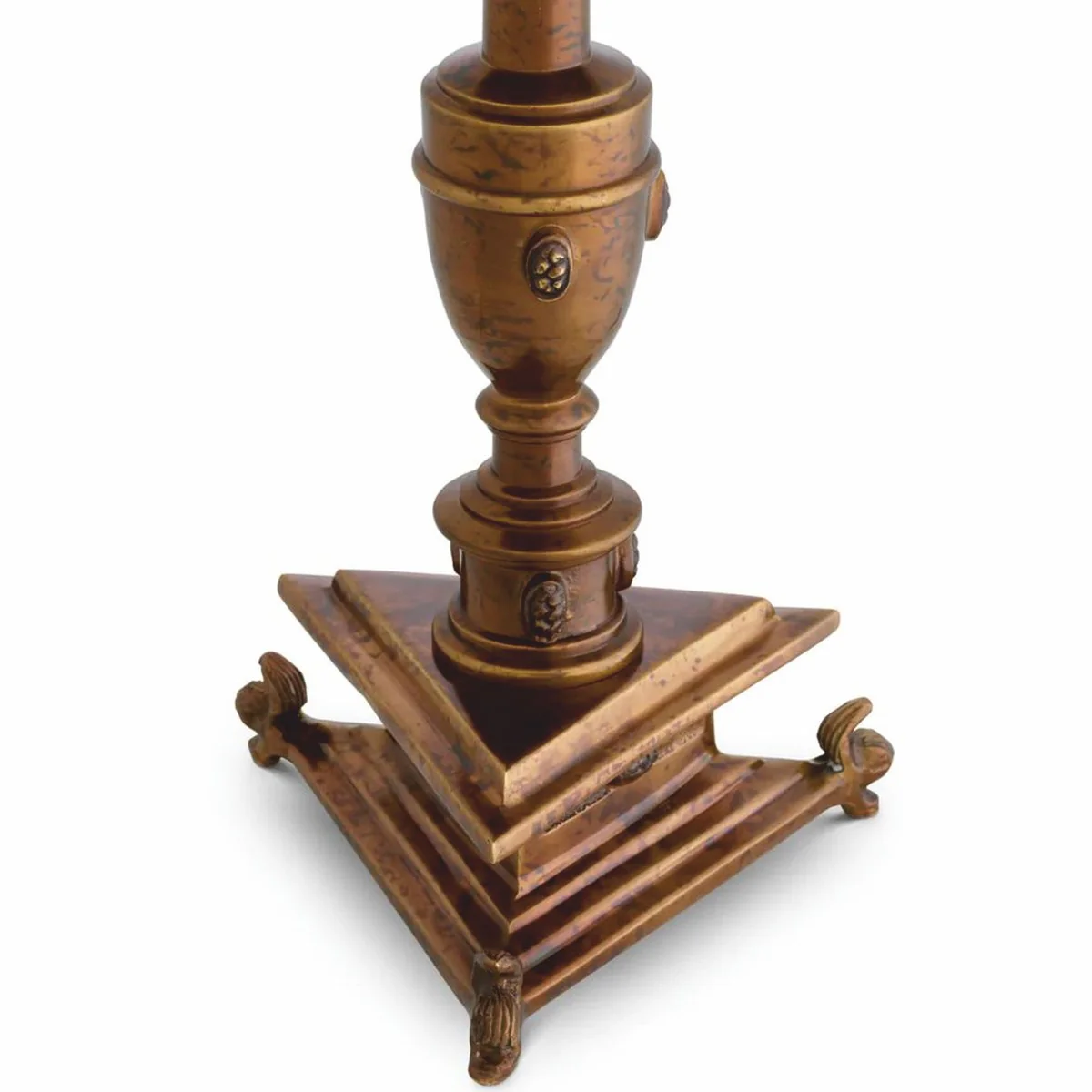 Luxury Baroque candlestick antique gold H. 39.5 cm - Baroque decoration