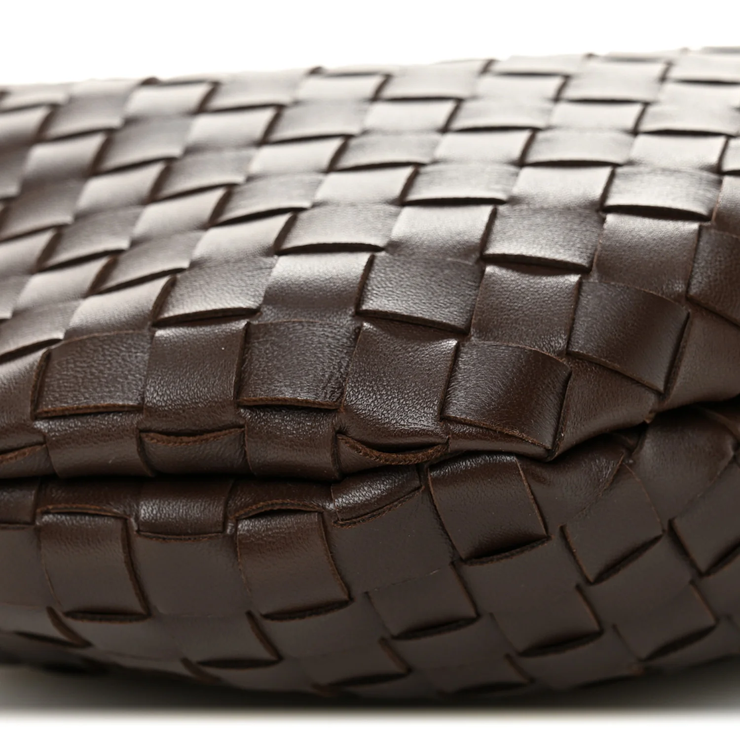 Nappa Intrecciato Sardine Bag Bitter Chocolate - Top Club