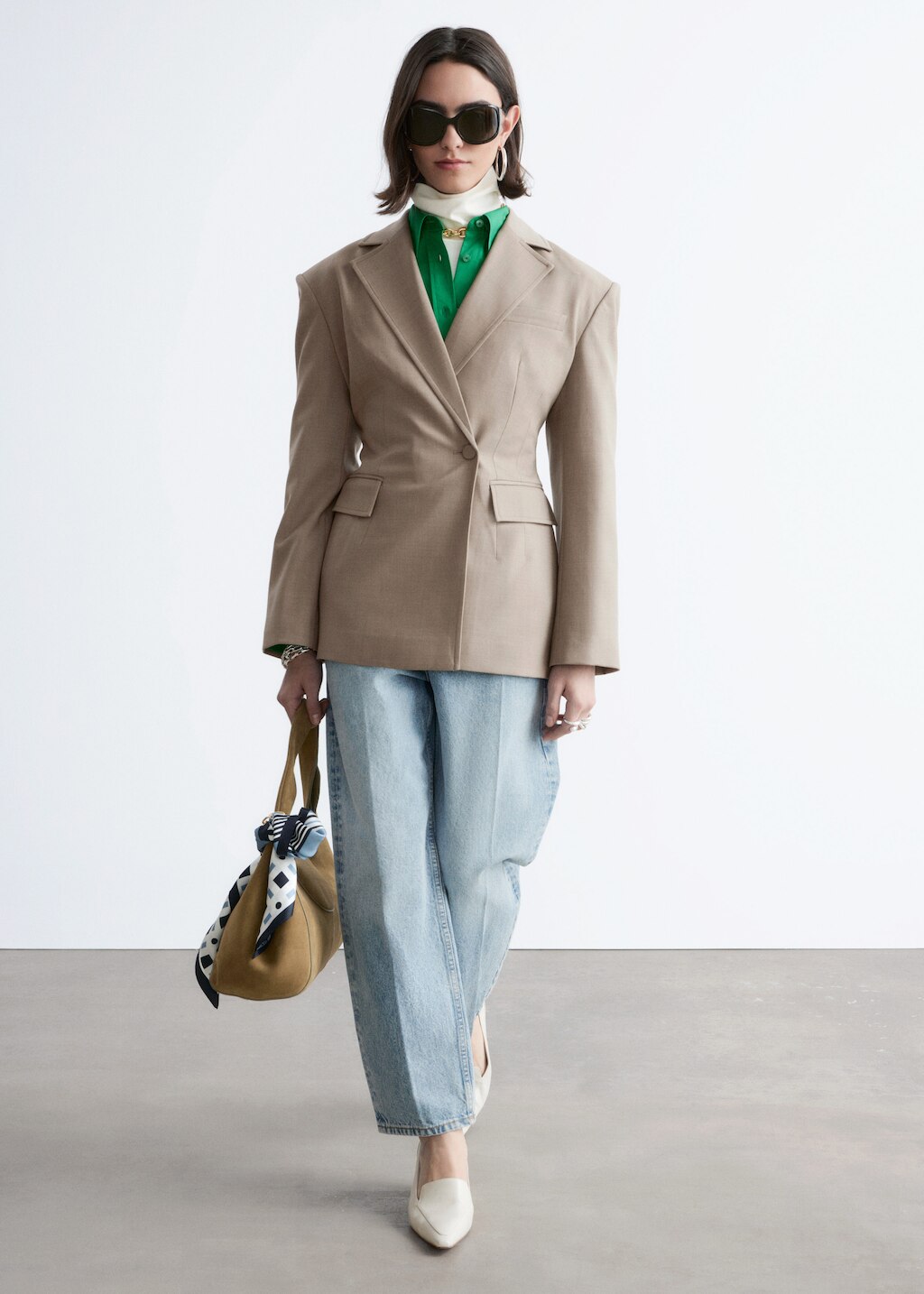 & Other Stories TAPERED WOOL BLAZER