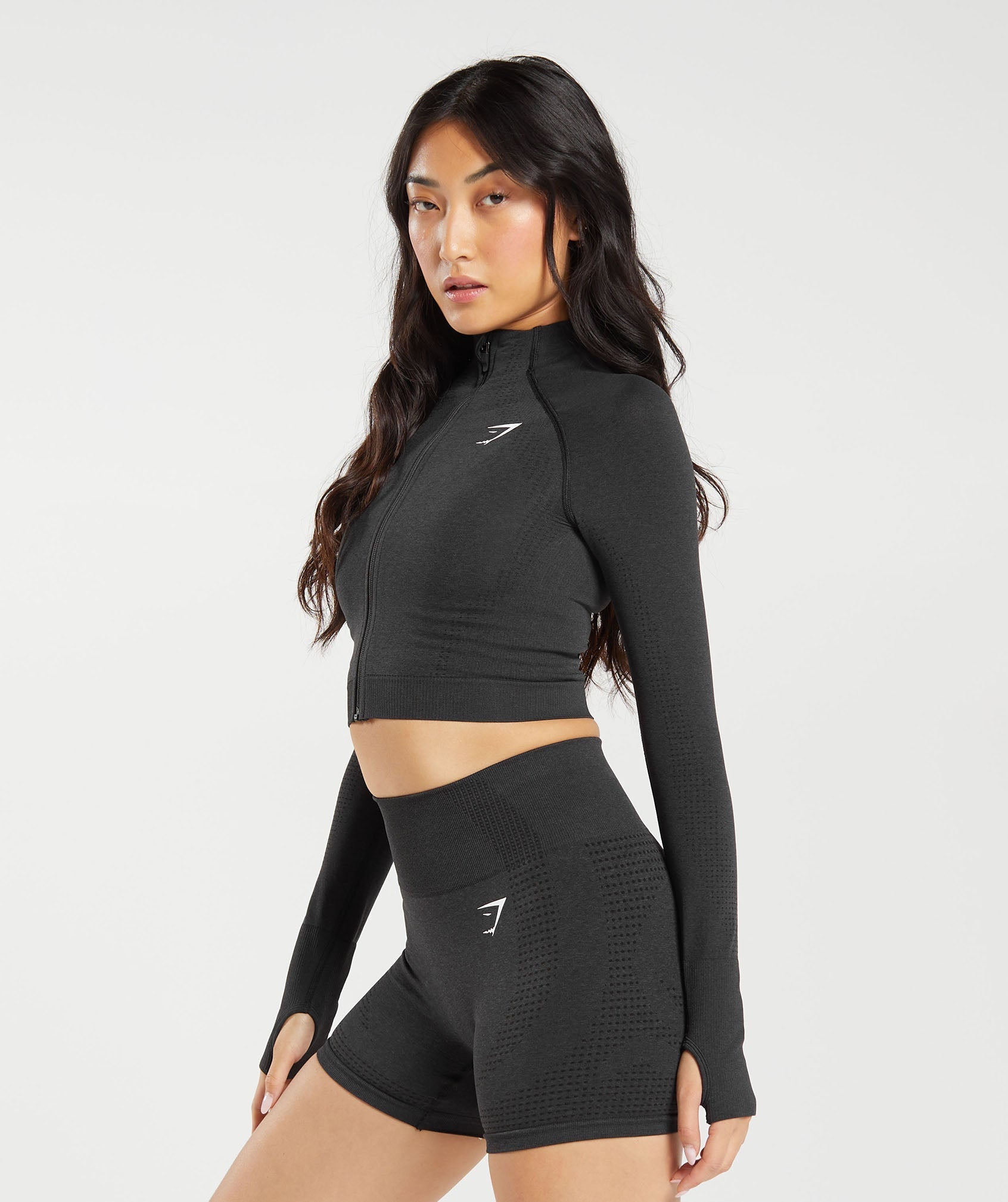 COACH Vital Midi Zip Up Jacket
