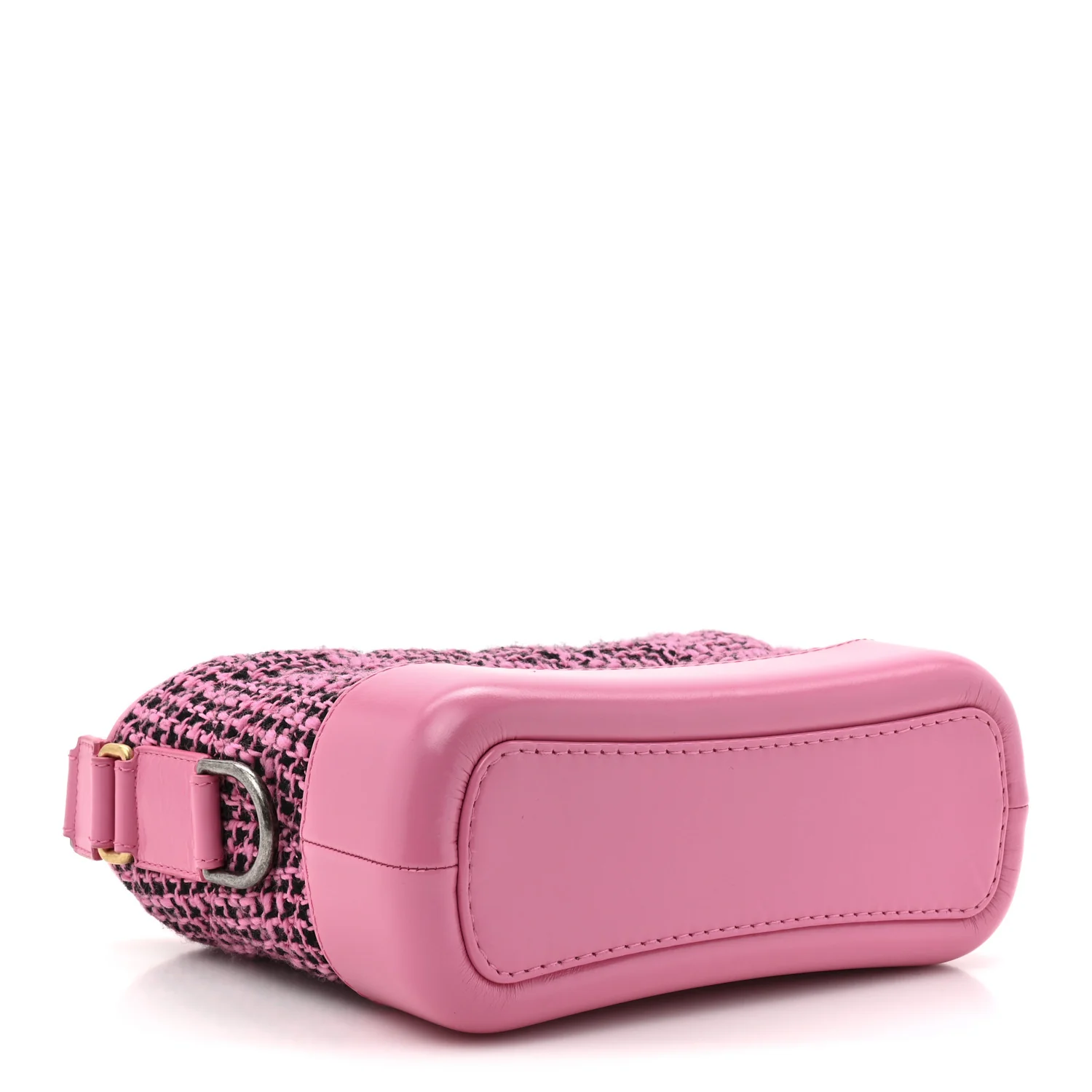 Tweed Calfskin Small Gabrielle Hobo Pink - Top Club