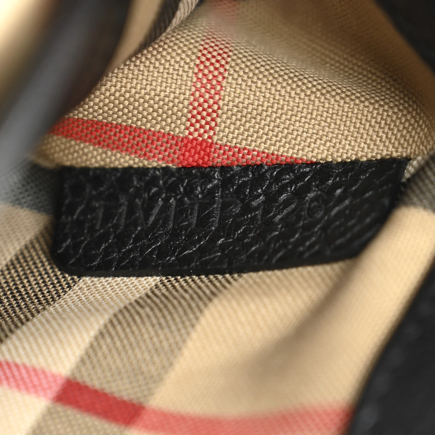 Coated Canvas Calfskin Vintage Check Medium Note Crossbody Bag Black - Top Club