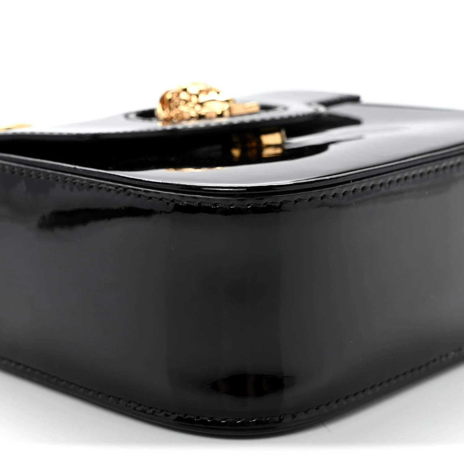 Patent Mini La Medusa Bag Black - Top Club