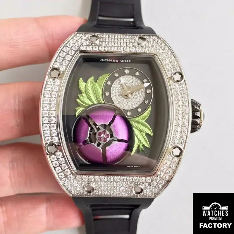 Richard Mille RM19-02 KV Factory Tourbillon Fleur Magnolia Dial