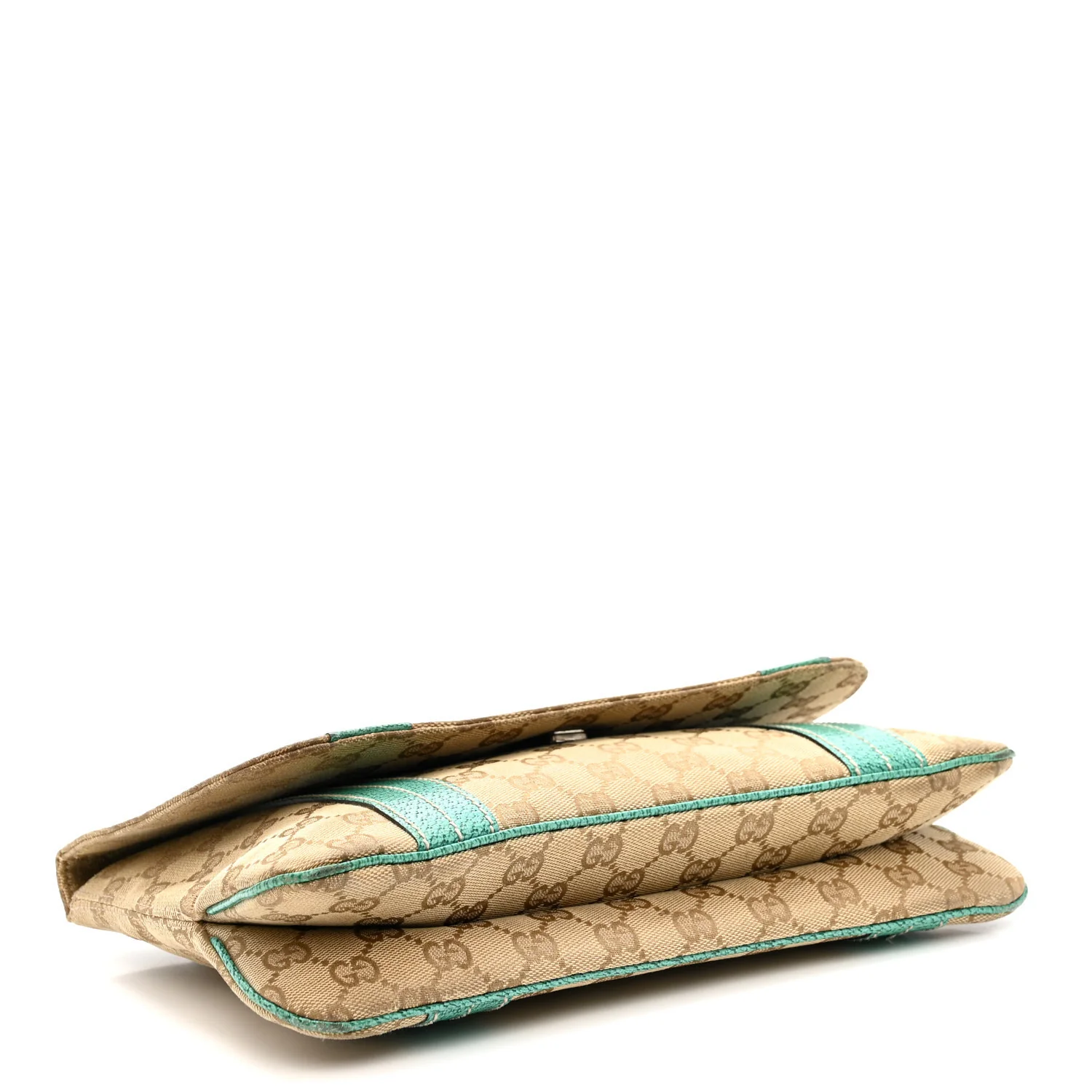 Monogram Satchel Bag Turquoise - Top Club
