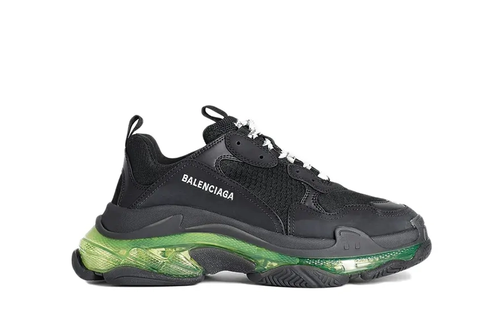 BALENCIAGA TRIPLE S TRAINER BLACK GREEN REPLICA - Sneaker Replica Workshop