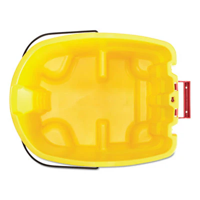 YELLOW RUBBERMAID 7570-88 WaveBrake 2.0 Mop Bucket, 8.75 gal (35 QT) - Victorias Cleaning and Janitor