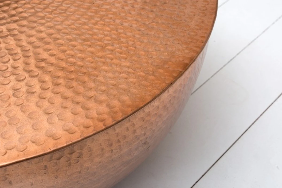 Luxury coffee table copper 68 cm aluminum - living room salon table - unique