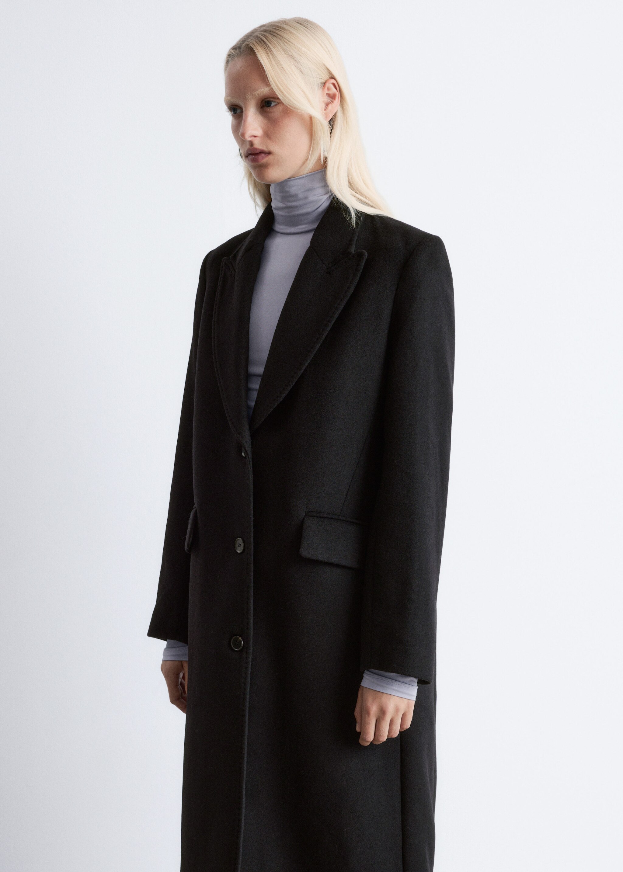 & Other Stories TAILORED SINGLE-BREASTED COAT