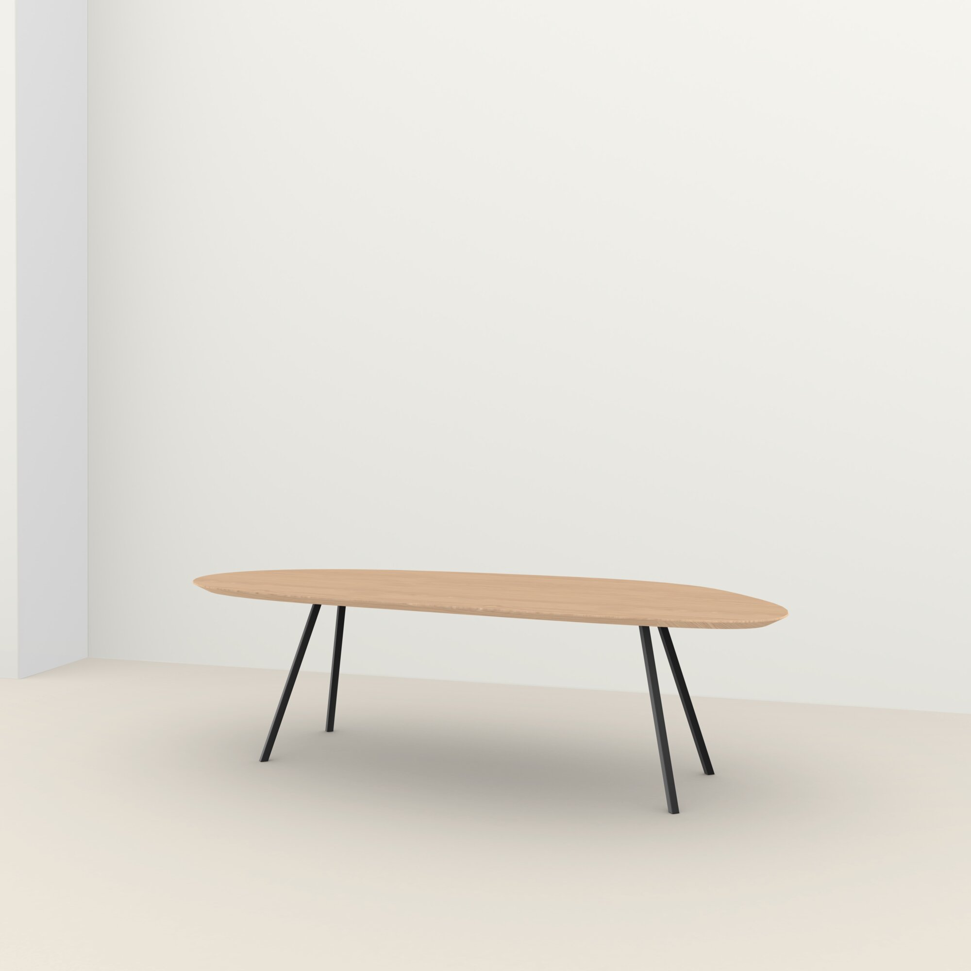 Studio HENK tafel Slim Co Blob, zwart frame - Smart Collecti