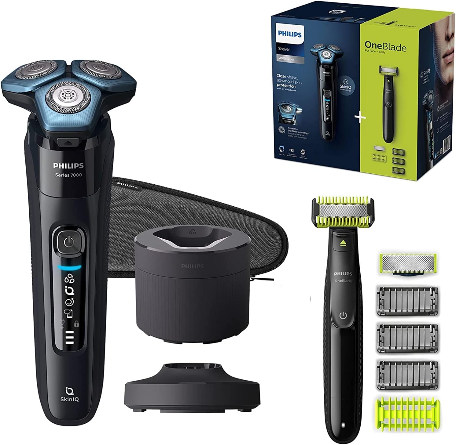 Shaver Serie 7000, Rasoio Elettrico Wet & Dry (moo S7783/78)