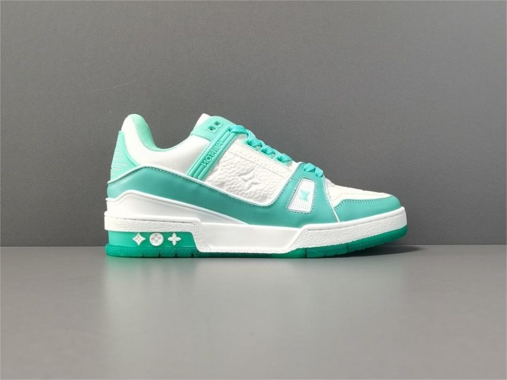 Louis Vuitton Trainer  White Green - Sneaker Replica Workshop