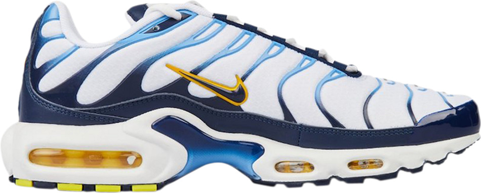 Air Max Plus  White Navy Gold  CT1094-100 - Sneaker Replica Workshop