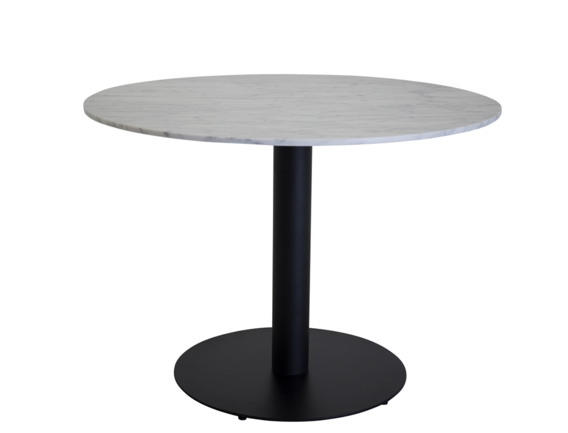 Eettafel Estelle Wit/Zwart