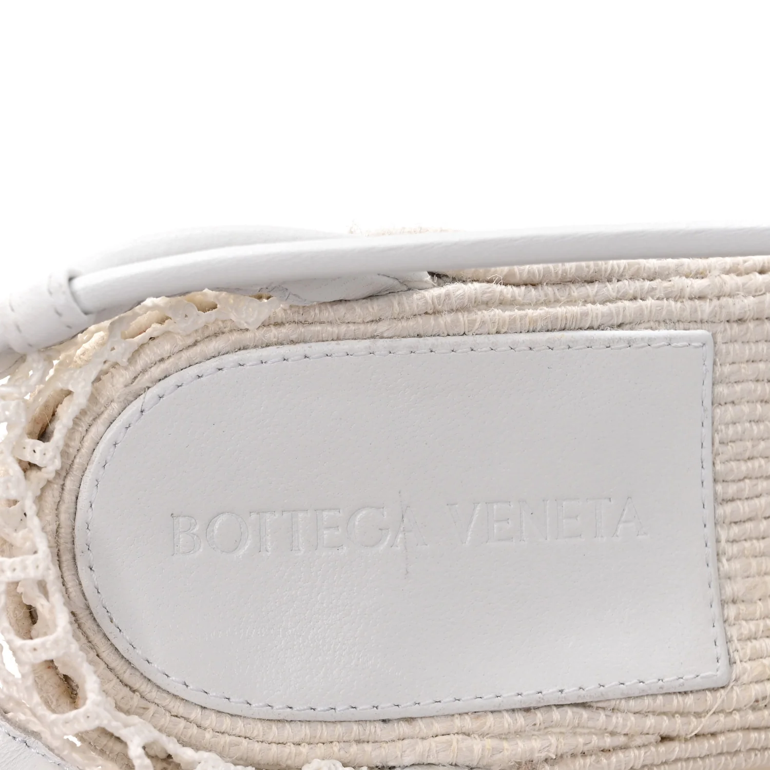 Mesh Lambskin Sporty Web Stretch Ankle Tie Espadrilles 37 Optic White - Top Club
