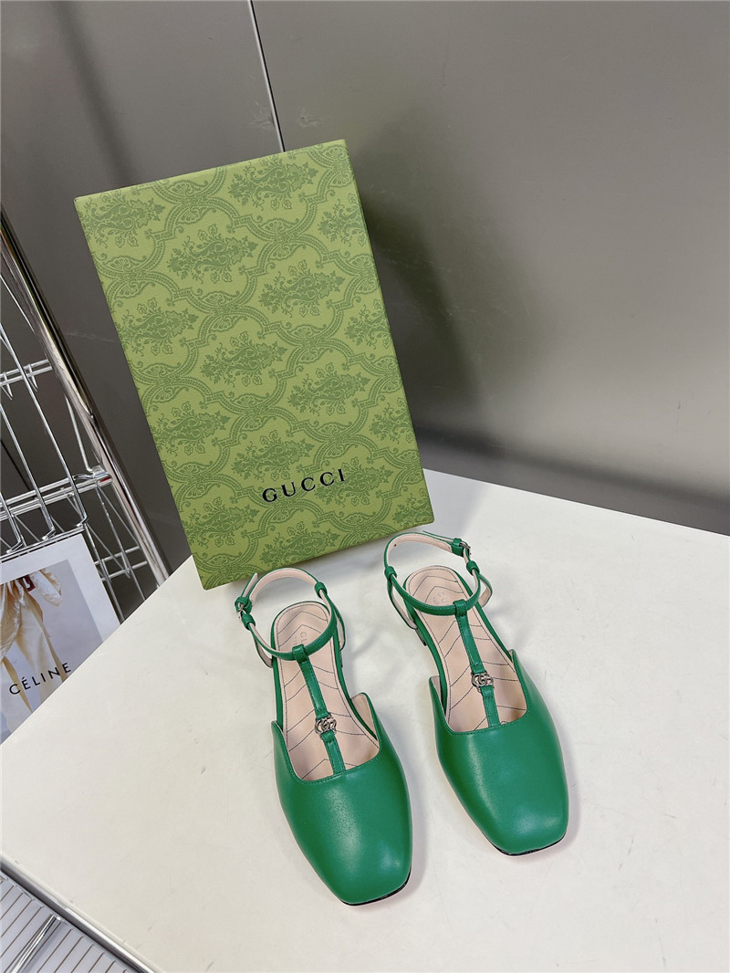 gucci double G hardware buckle embellished sandals - Sneaker Replica Workshop