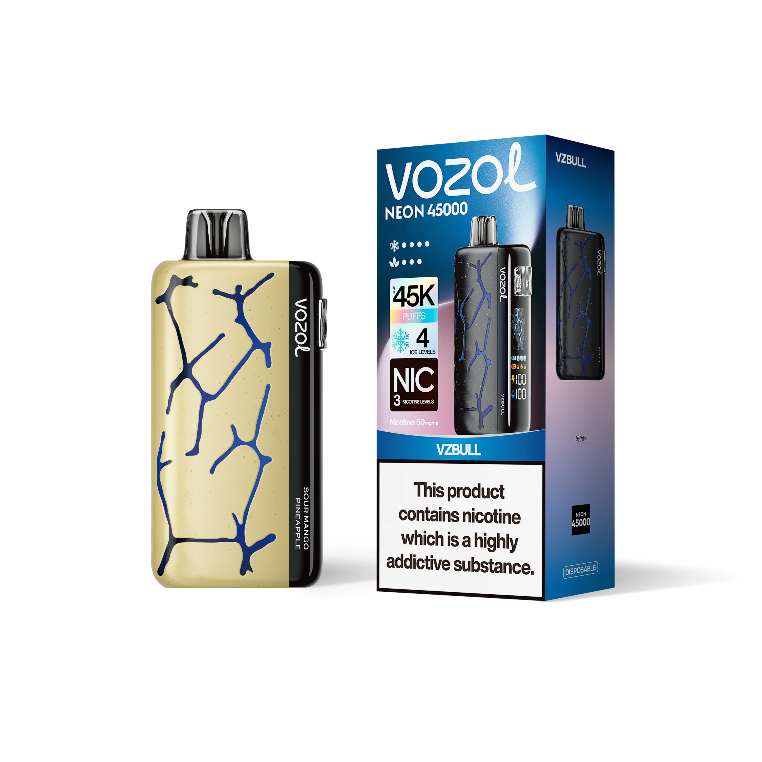 VOZOL NEON 45K Disposable Vape (All Flavours)